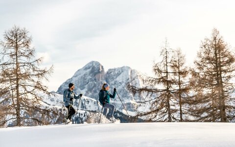 Snowshoeing in the Hochpustertal valley