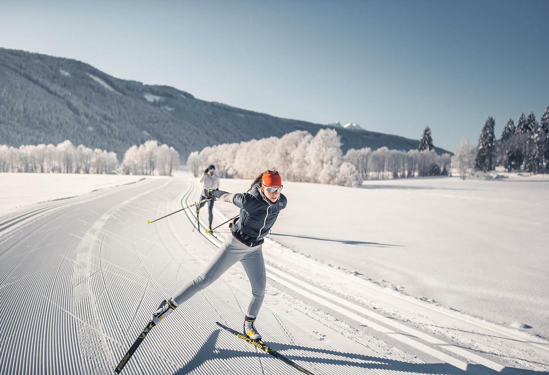 Cross-country skiing in the Hochpustertal valley